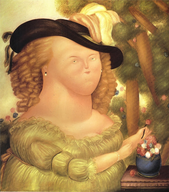 Marie Antoinette,Fernando Botero,figurative painting