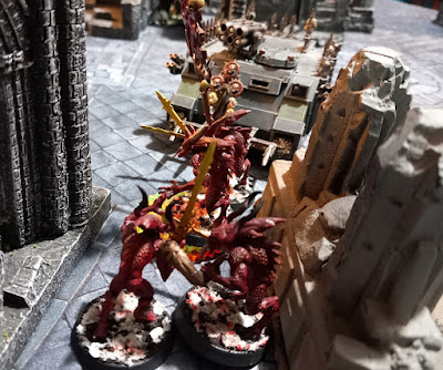 Warhammer 40k battle report: Death Guard vs Chaos Daemons, 500pts