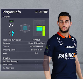 PES 2021 Faces Jordan Ferri