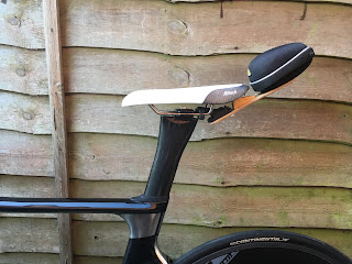 Low drag saddle bag modification for Time Trial TT bikes