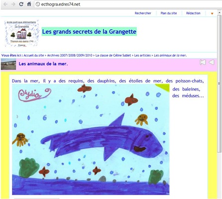 grangette et les requins