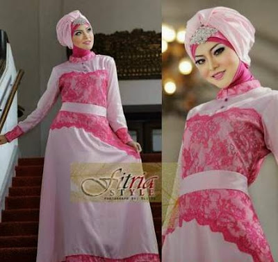 Baju Muslim Bahan Brokat Modern, Model Terbaru