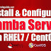 Install & Configure Samba Server on Linux (RHEL7 / CentOS7)