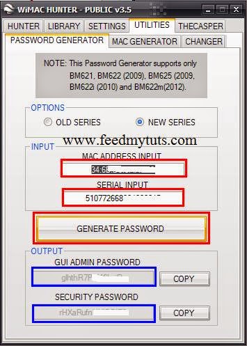 bm622m admin password generator