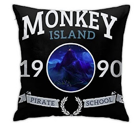Funda de almohada Monkey Island