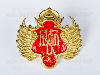 miniatur jogja  Emblem Keraton Yogyakarta