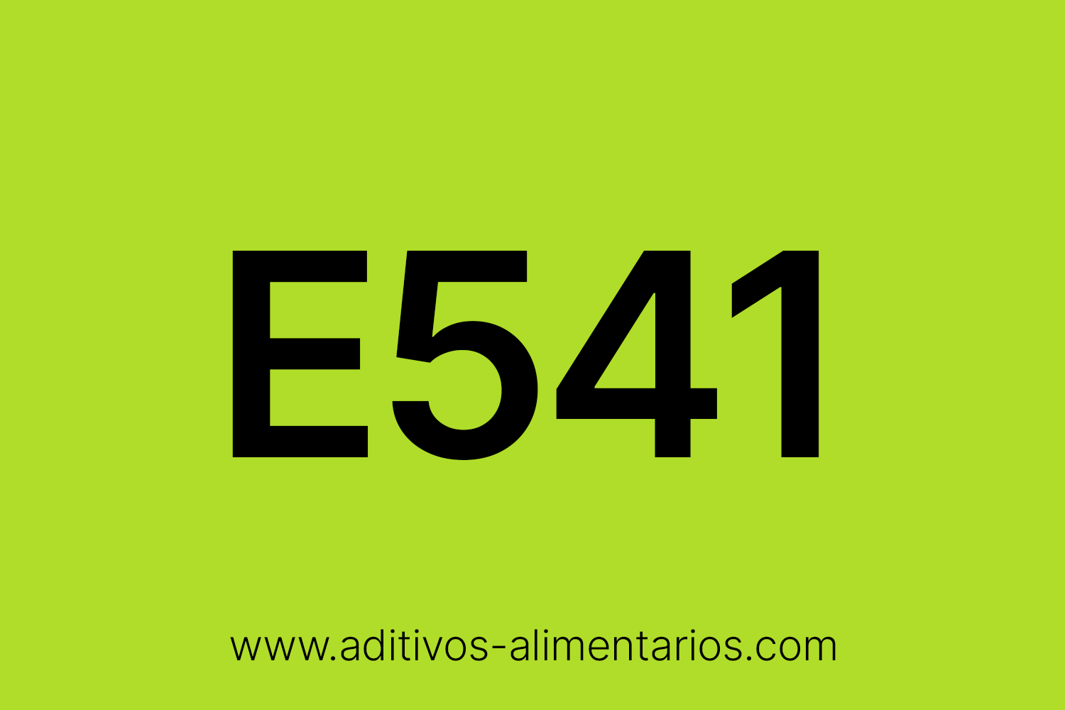 Aditivo Alimentario - E541 - Fosfatos Alumínicos-Sódicos