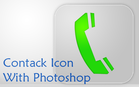 contack icon dengan photoshop