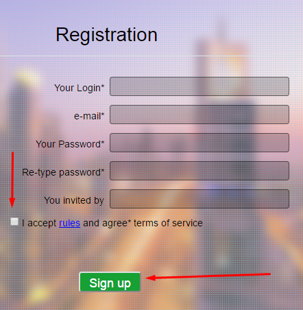 Регистрация в Cleverli 2