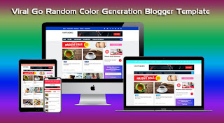 New Viral Go'drong Random Color Generation Blogger Template by Vishesh-Themes