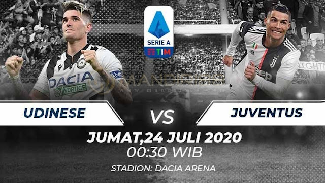 Prediksi Udinese Vs Juventus, Jumat 24 Juli 2020 Pukul 00.30 WIB @ RCTI