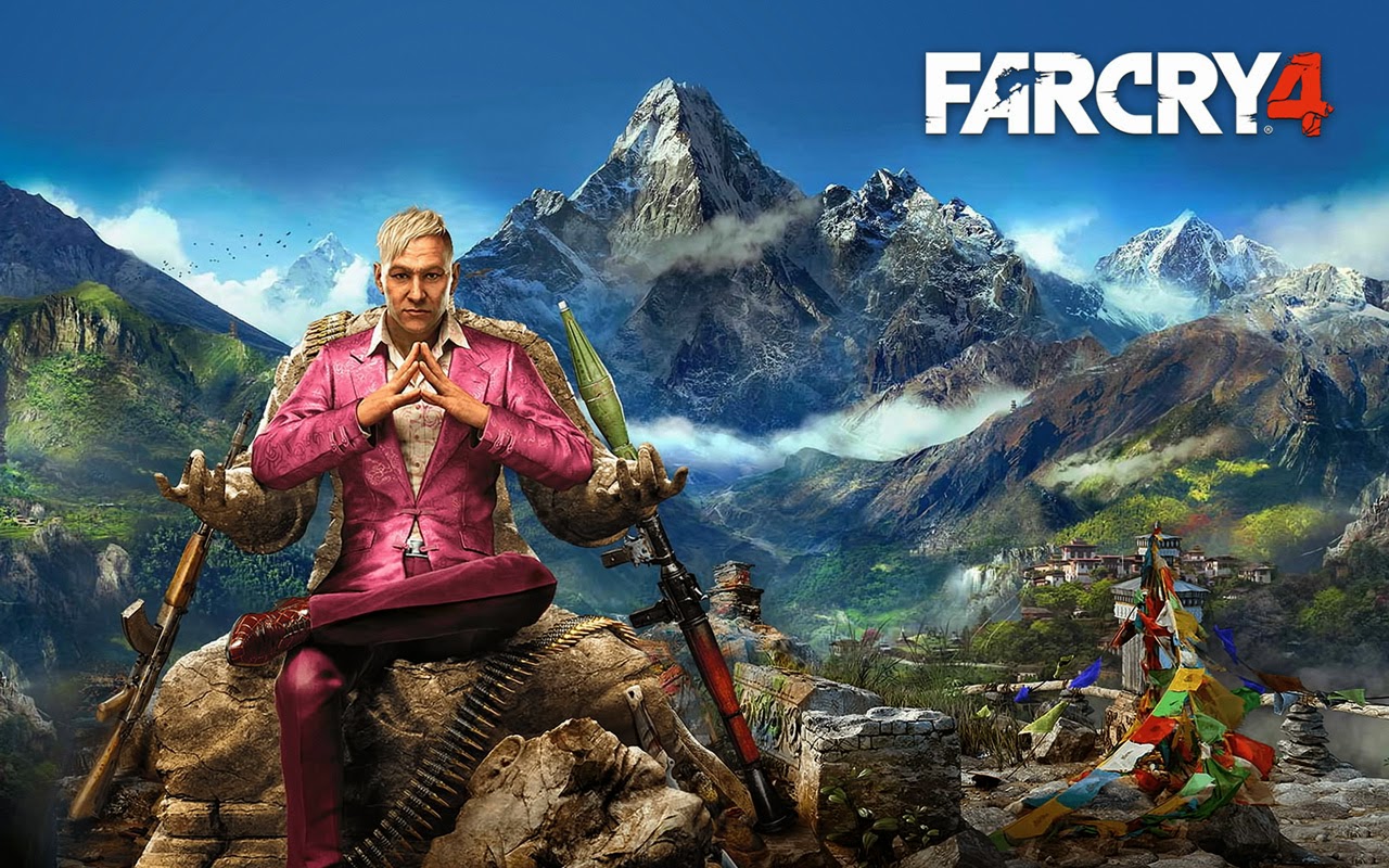 白黒ゲーム 旧 Far Cry 4 キラット入国しました