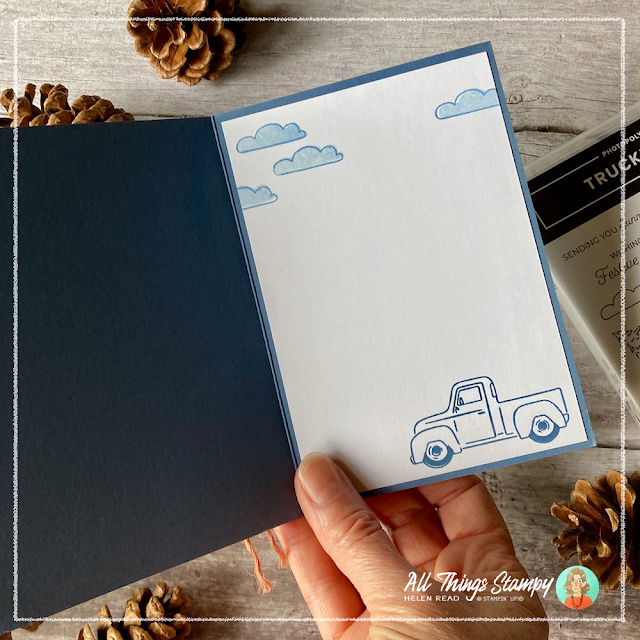 Stampin up UK Trucking Along card ideas