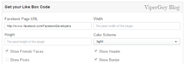 Cara Membuat Kotak Like Facebook Di Blog