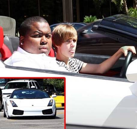 justin bieber car sport 2011