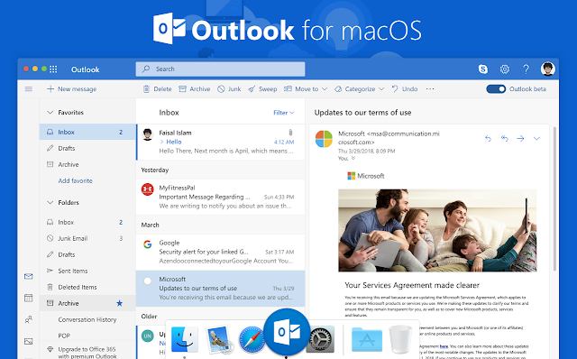 يتوفر تحديث Outlook الرئيسي أخيراً لنظام التشغيل Mac