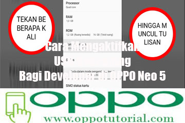 √ Cara Mengaktifkan Usb Debugging Bagi Developer Di Oppo Neo 5