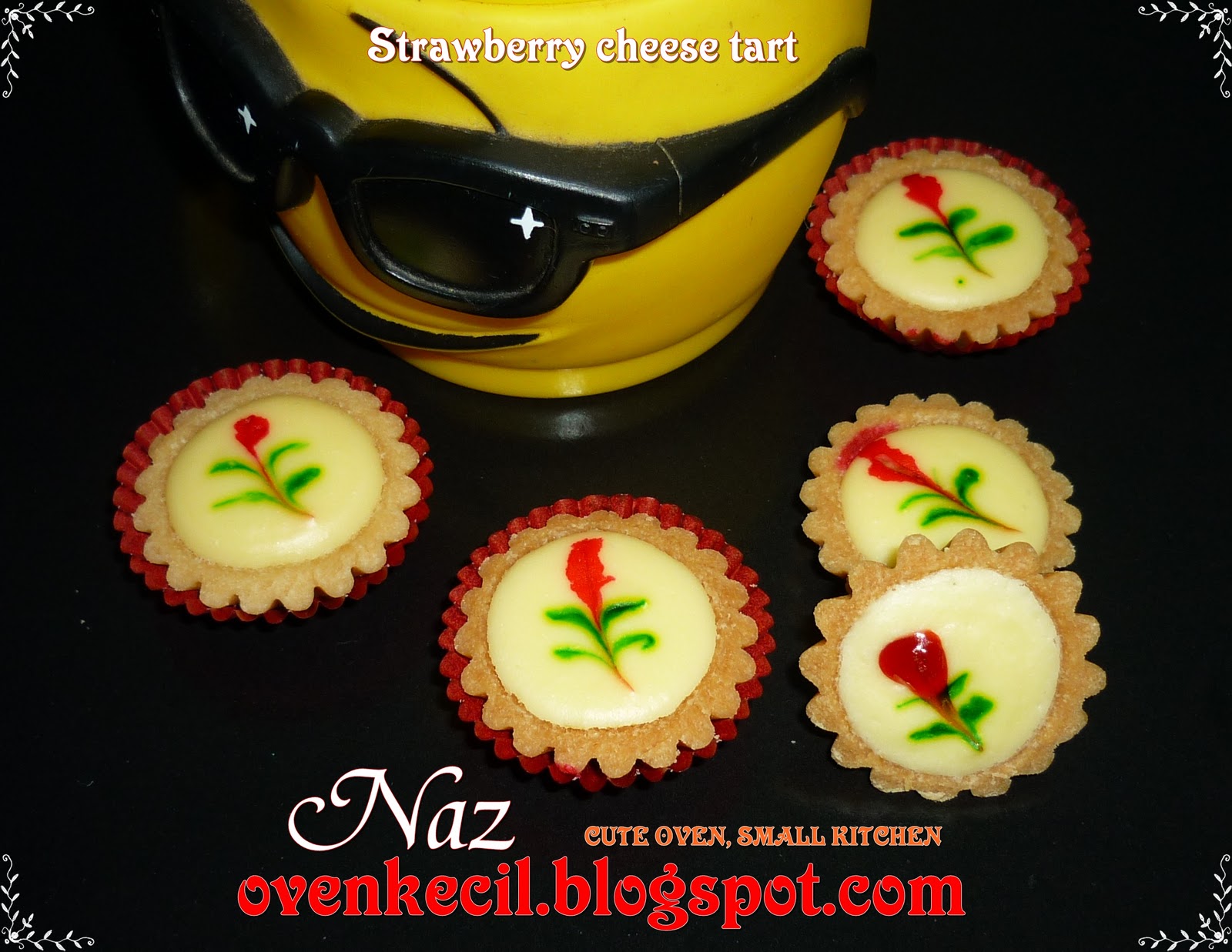 CUTE OVEN, SMALL KITCHEN: STRAWBERRY CHEESE TART