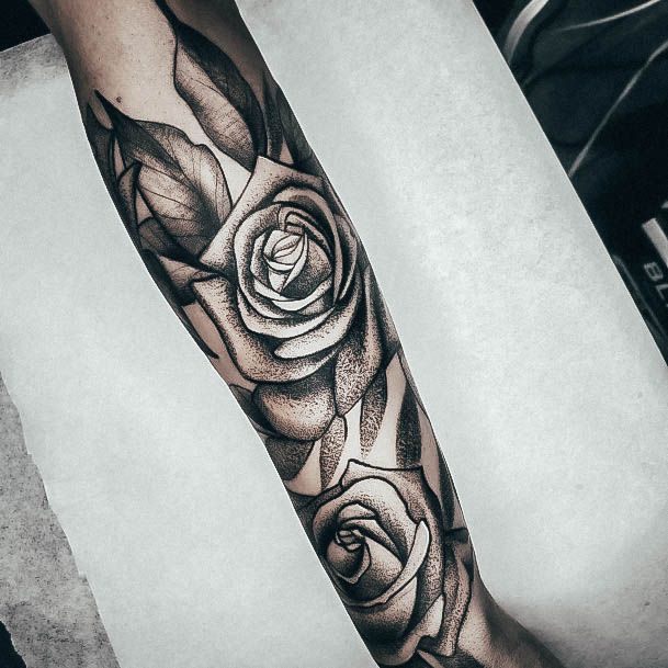 Tatuagens com flores - 42 mangas femininas