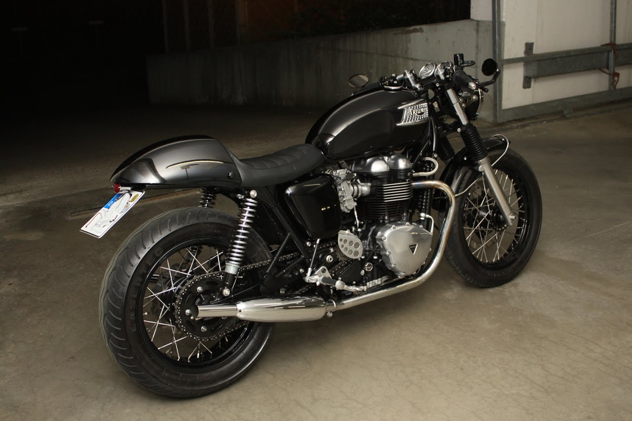 triumph bonneville 2012 black Triunph Thruxton (serie) (865 cc)