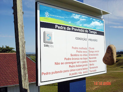 Pedra de Previsão do Tempo - Instituto de Meteorologia de Portugal