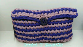 bolso de trapillo a crochet