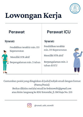 Lowongan Kerja SMK di Rumah Sakit Estomihi Medan