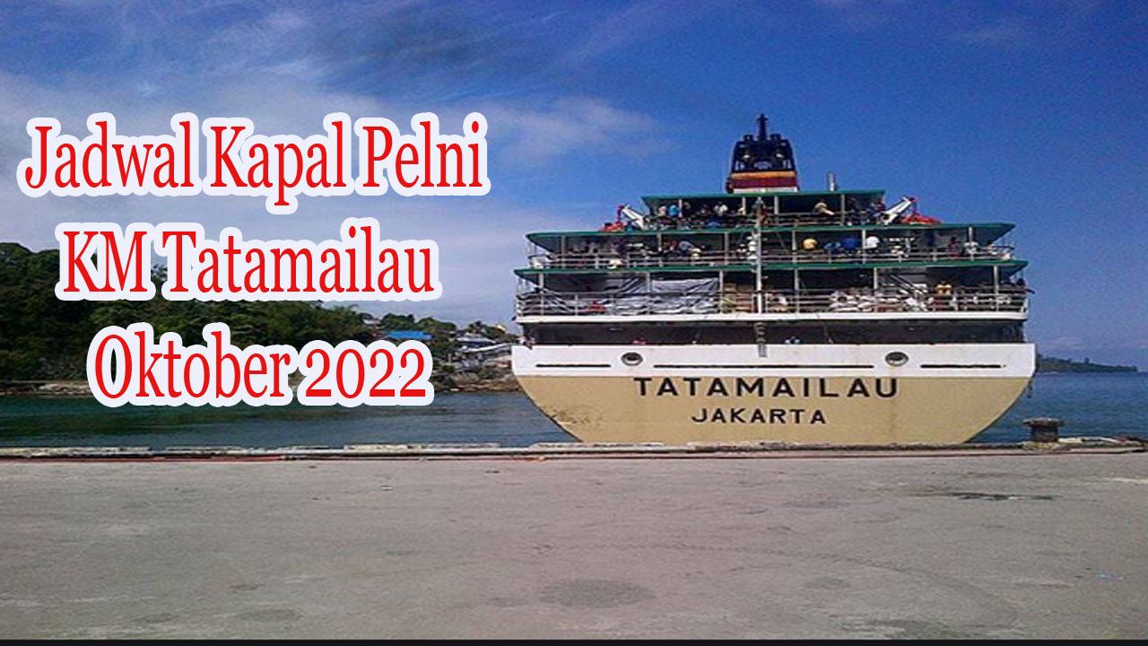 Jadwal Kapal Pelni KM Tatamailau Oktober 2022