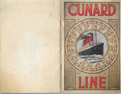 Cunard line Berengaria New york to Cherbourg France 1923 passenger list