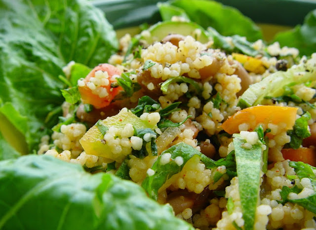 Herbed Couscous Bean Salad