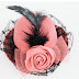 Pink and Red color combination hat for women 