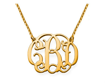 Gold Monogram Necklace | Libi & Lola