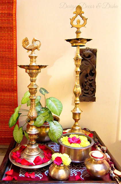 Brass Lamps Diwali Decor Ideas
