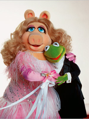 AS MISS PIGGY AND KERMIT THE FROG 