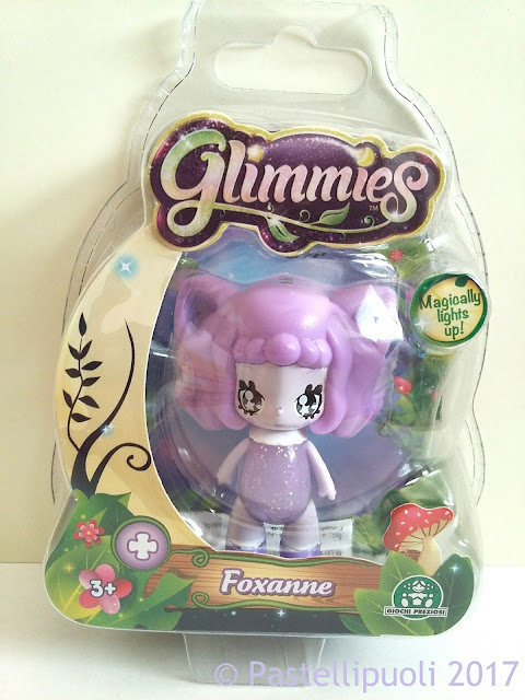 Glimmies Foxanne toy lights up package single