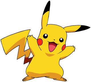 Imágenes de Pikachu en Fondo Transparente para Descargar Gratis.