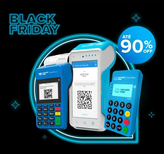 Promoção Black Friday Máquinas de Cartões de Crédito