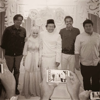 Amir Jahari, penyanyi, artis, hiburan, majlis kahwin, gambar kahwin