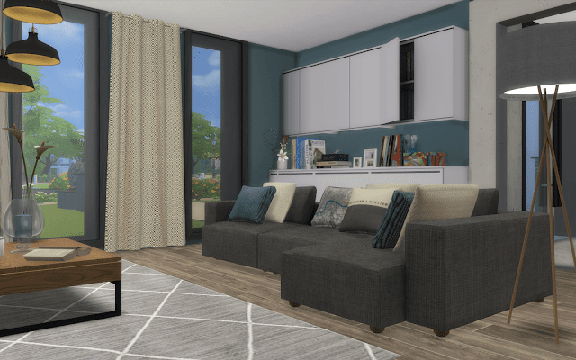 villa design Sims 4