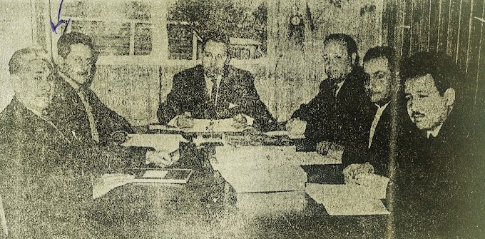 Autoridades municipales en 1965 / Archivo Histórico de San Fabián de Alico