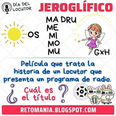 Acertijos, Descubre el número, Descubre la palabra, Desafíos matemáticos, Retos matemáticos, Juego mentales, Retos visuales, Retos virales, Juegos de letras, Juegos de palabras, Problemas matemáticos, Locutor, Día del locutor