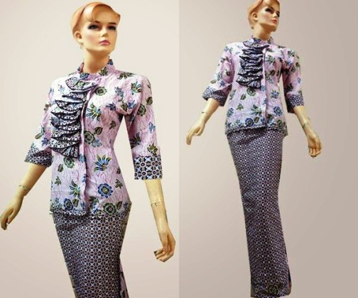 model baju batik wanita