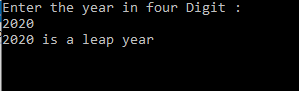 How to write a program in C# to find leap year, Leap year