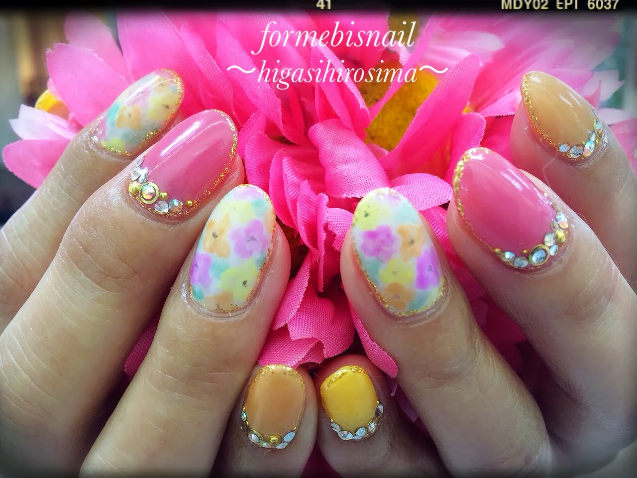 Forme Bis Nail 東広島店 ﾌﾗﾜｰ春 Forme Bis Nail フォルムビスネイル 東広島