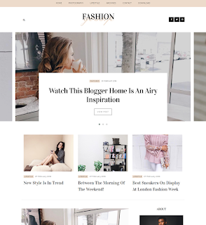Fashion Gossip Blogger Template