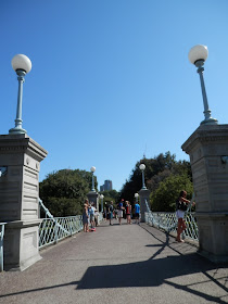 Public Garden Boston pont Love Story