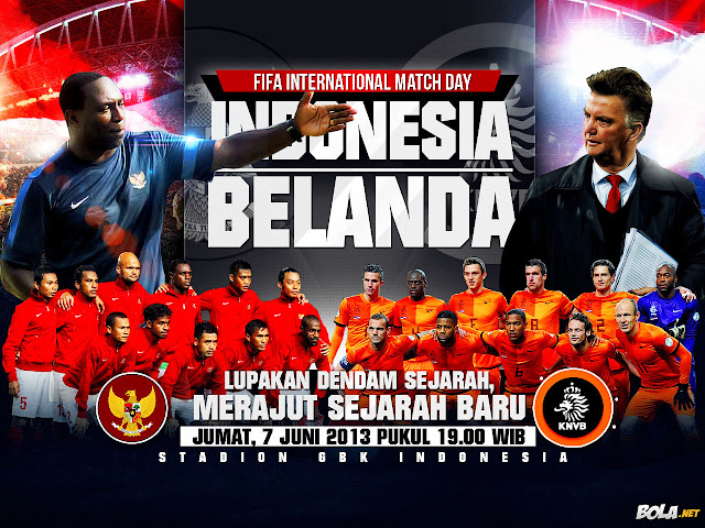 Timnas Indonesia vs Belanda 32 Mei 2013