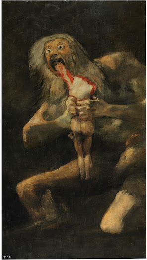 Francisco Goya: Saturn Devouring His Son (1819-1823)