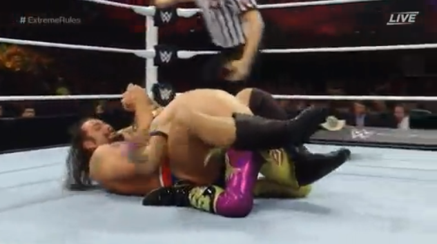 Result Extreme Rules: Kalisto vs Rusev (United States Champion)