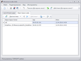 IObjectSpace Memory Leaks report